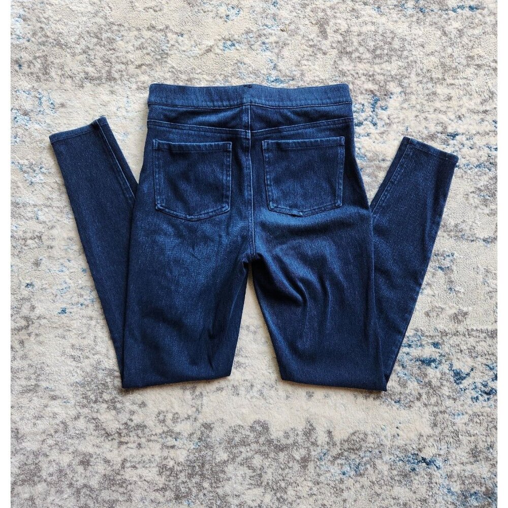 Spanx Women's Size Small Denim Blue Slimming Jean-ish Ankle Leggings